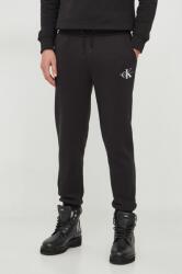 Calvin Klein Jeans pantaloni de trening culoarea negru, cu imprimeu J30J324685 PPYH-SPM030_99X