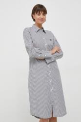 Tommy Hilfiger rochie din bumbac culoarea gri, mini, drept WW0WW40564 PPYH-SUD002_90Y