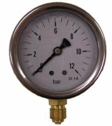 Italtecnica Glicerines Nyomásmérõ óra E35-7 0-25Bar Álló kivitel