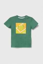 GUESS tricou de bumbac pentru copii culoarea verde, cu imprimeu PPYH-TSB01P_77X