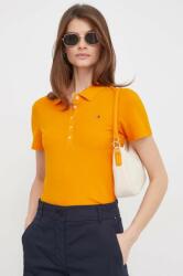 Tommy Hilfiger tricou polo femei, culoarea portocaliu WW0WW37823 PPYH-POD001_23X