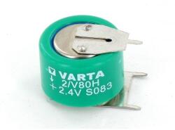 VARTA Acumulator 2.4V Ni-Mh, 80mAh V2/80H-SLF1/1 cu 2 pini, Varta (A0113189) Baterii de unica folosinta