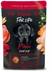 Fitmin For Life dog MENU meat mix pouch 10x 350g
