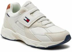 Tommy Hilfiger Сникърси Tommy Hilfiger Low Cut Lace-Up/Velcro Sneaker T1B9-33386-1729 S Бял (Low Cut Lace-Up/Velcro Sneaker T1B9-33386-1729 S)
