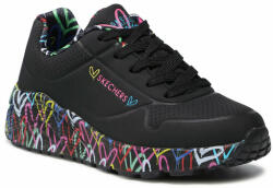 Skechers Sneakers Skechers Uno Lite Lovely Luv 314976L/BKMT Negru