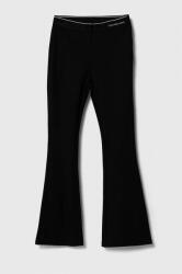Calvin Klein Jeans gyerek legging fekete, sima - fekete 164 - answear - 26 990 Ft