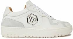 Philipp Plein Sneakers PHILIPP PLEIN Mix Leather Lo Top Sneakers SADS USC0545 PLE010N 01 White