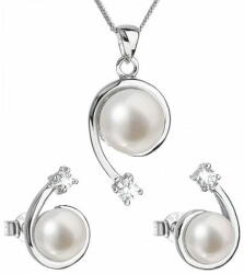  Evolution Group Luxus ezüst ékszerkészlet valódi gyöngyökkel Pavona 29031.1 (fülbevaló, lánc, medál) - mall