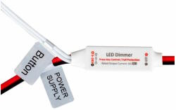 Ultralux SCDM Mini dimmer egyszínű LED világításhoz, 8A, 5-24V DC, 96W (SCDM)