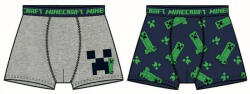 Fashion UK Minecraft gyerek boxeralsó szürke 2 darab/csomag 8év (85FKC490518)