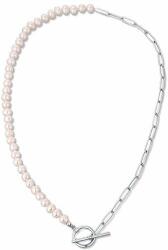  JwL Luxury Pearls Trendi acél nyaklánc valódi folyami gyöngyökkel JL0788 - mall