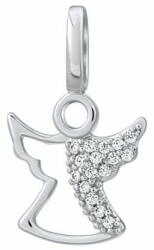  Silvego Csillogó ezüst angyal medál cirkónium kövekkel Iris FW9292 - mall