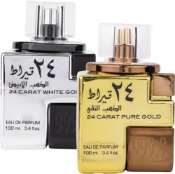 Lattafa Pachet 2 parfumuri Lattafa 24 Carat: Pure Gold 100ml + White Gold 100ml