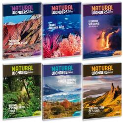 Ars Una A4 extra kapcsos füzet négyzethálós Natural Wonders (5102) 21