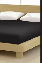 Mr Sandman Jersey gumis lepedő, 180-200x200 cm, 150 g/nm, Fekete (249)- Mr Sandman