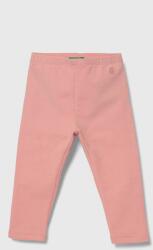 United Colors of Benetton gyerek legging rózsaszín, sima - rózsaszín 110 - answear - 4 690 Ft