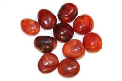 Carneol Mineral Natural Rulat 30-36 x 25-29 mm - ( XL ) - 1 Buc