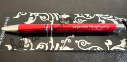 Gravírozott toll - Legendás nyugdíjas - piros színű - Ajándék Nyugdíjasnak (SZT021)