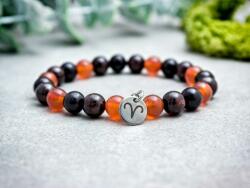 R. M. ékszer Kos csillagjegy medálos ásvány karkötő (19273RM19)