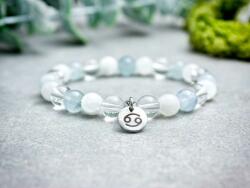 R. M. ékszer Rák csillagjegy medálos ásvány karkötő (19277RM21)