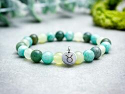 R. M. ékszer Bika csillagjegy medálos ásvány karkötő (19270RM15)