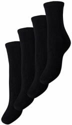  Pieces 4 PACK - női zokni 17098332 Black (méret 36-38)