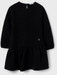 Mayoral gyerek ruha fekete, mini, harang alakú - fekete 128 - answear - 9 290 Ft