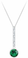 Preciosa Ezüst nyaklánc cirkónium kövekkel Lucea 5296 66 (lánc, medál) - mall