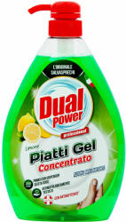 Dual Power detergent pentru vase cu pompa 1000 ml Limone