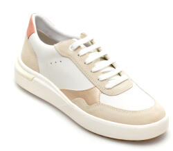 GEOX Pantofi GEOX albi, D45QFA, din piele naturala 36