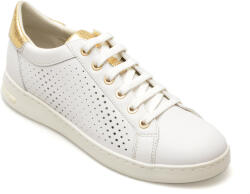 GEOX Pantofi GEOX albi, D151BB, din piele naturala 40