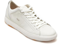 GEOX Pantofi GEOX albi, U948FA, din piele naturala 43