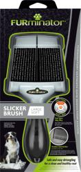 Furminator Slicker Brush Large Soft (FURminator kétoldalas bontókefe puha sörtéjű) (T691750)