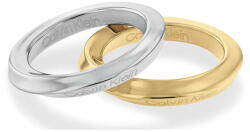 Calvin Klein Elegáns acél gyűrű készlet Sculptural 35000330 (Kerület 52 mm)