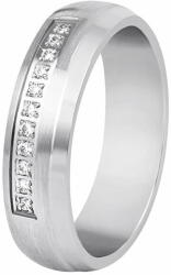 Beneto Női acél gyűrű kristállyal SPD03 (Kerület 60 mm)