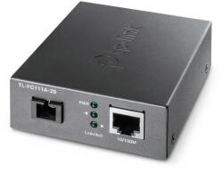 TP-Link TL-FC111A-20 hálózati média konverter 100 Mbit/s Single-mode Fekete (TL-FC111A-20)