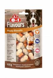 8in1 Recompense biscuti pentru caini Meaty Biscuits 100 g