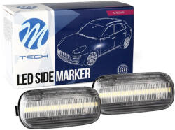 m-tech Oldalsó index lámpa, LED-es, Audi A3, füstös (CSM103)