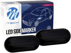 m-tech Oldalsó index lámpa, LED-es, Volkswagen Golf 4, füstös (CSM106)