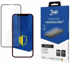 3mk Folie protectie 3MK HardGlass Max pentru Apple iPhone 13 Pro Max Black (5903108408486)