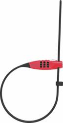 ABUS Combiflex Speciális zárható húzókábel acél maggal, 45 cm hosszú kábel, piros