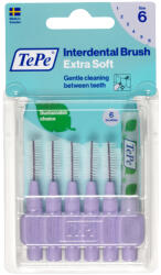 TePe Extra soft fogköztisztító kefék 1, 1 mm, halványlila, 6 db