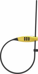 ABUS Combiflex Speciális zárható húzókábel acél maggal, 45 cm hosszú kábel, sárga