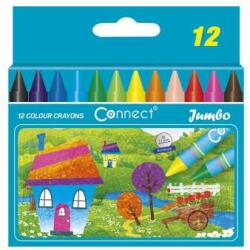 Jumbo Set de creioane de grăsime, connect jumbo, 11 mm diametru, 12 buc. culoare (C-105546)