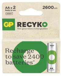 EMOS GP Tölthető elem ReCyko 2600 (AA) 2 db (B25272)