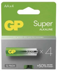GP Batteries Emos GP Alkáli elem GP Super LR6 (AA) 4 db (B01214)