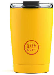 Coolbottles Sticle frigorifice Cană termică 330 ml Triple cool Vivid Yellow