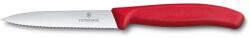 Victorinox Swiss Classic hámozókés, recézett pengével (10 cm) piros - 6_7731 (6_7731)