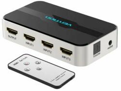 VENTION HDMI Switcher 3 in 1 out Vention AFJH0 4K with Audio Separation (Gray) (AFJH0) - wincity