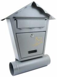 Damech Fali Postaláda - Újságtartóval - Szürke - B5